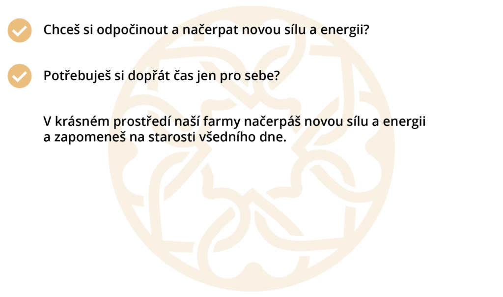 Chceš si odpočinout a načerpat novou sílu a energii? Potřebuješ si dopřát čas jen pro sebe? 